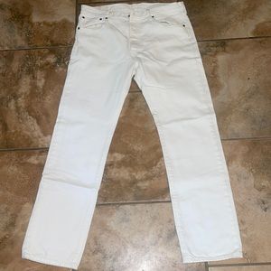 WHITE LEVI JEANS
